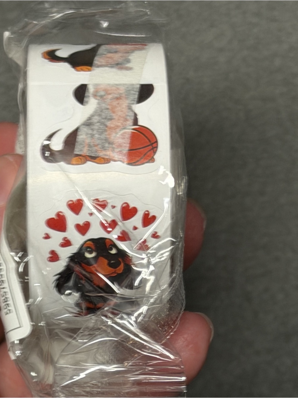 Cute Dachshund Sticker Roll
